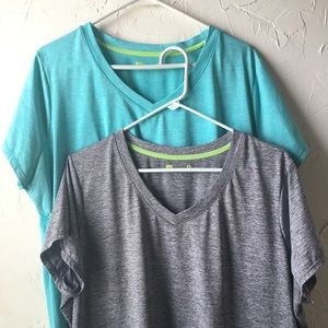 Set of 2 - Xersion V Neck T-shirt